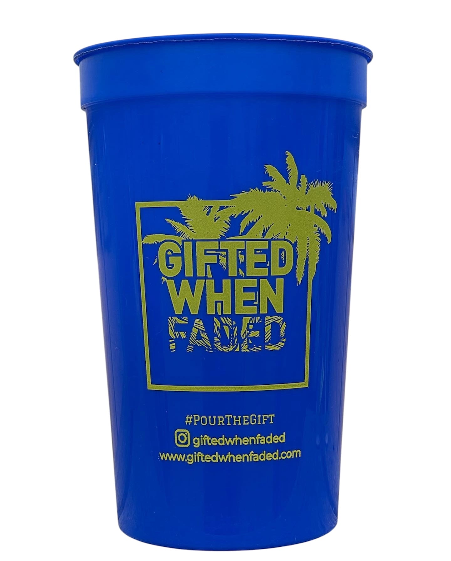4 Color Pack Faded Palm Cups