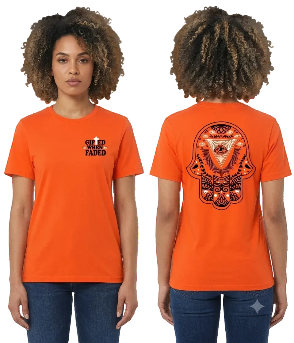 Gifted When Faded Symbolic “HAMSA” Unisex Tee