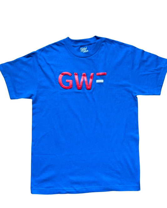 Gifted When Faded “GWF Print” Royal Blue Unisex Tee