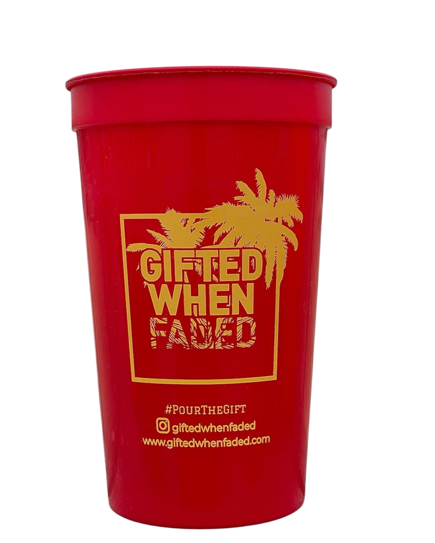 4 Color Pack Faded Palm Cups