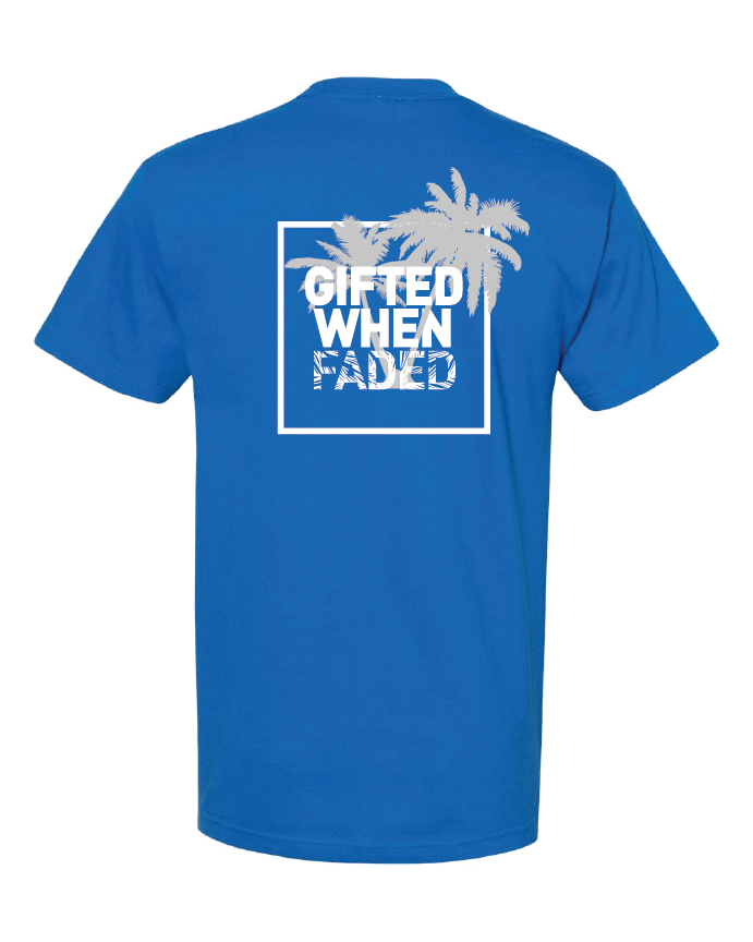 Gifted When Faded “Faded Palm” Unisex tee