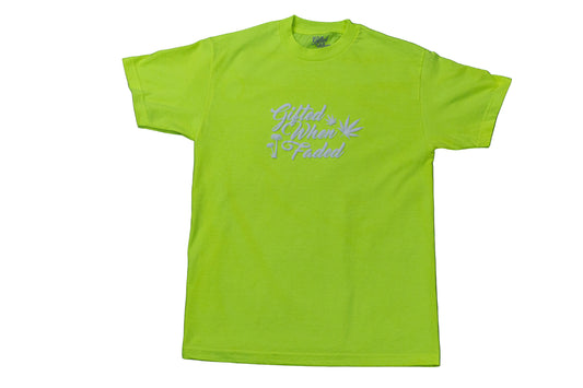 Gifted When Faded “Neon Green’ Slime unisex Tee