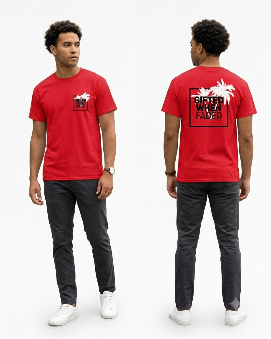 Gifted When Faded “FADED PALM” Unisex Tee