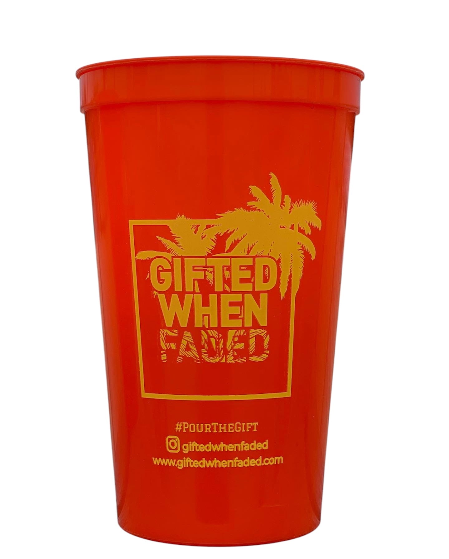 4 Color Pack Faded Palm Cups