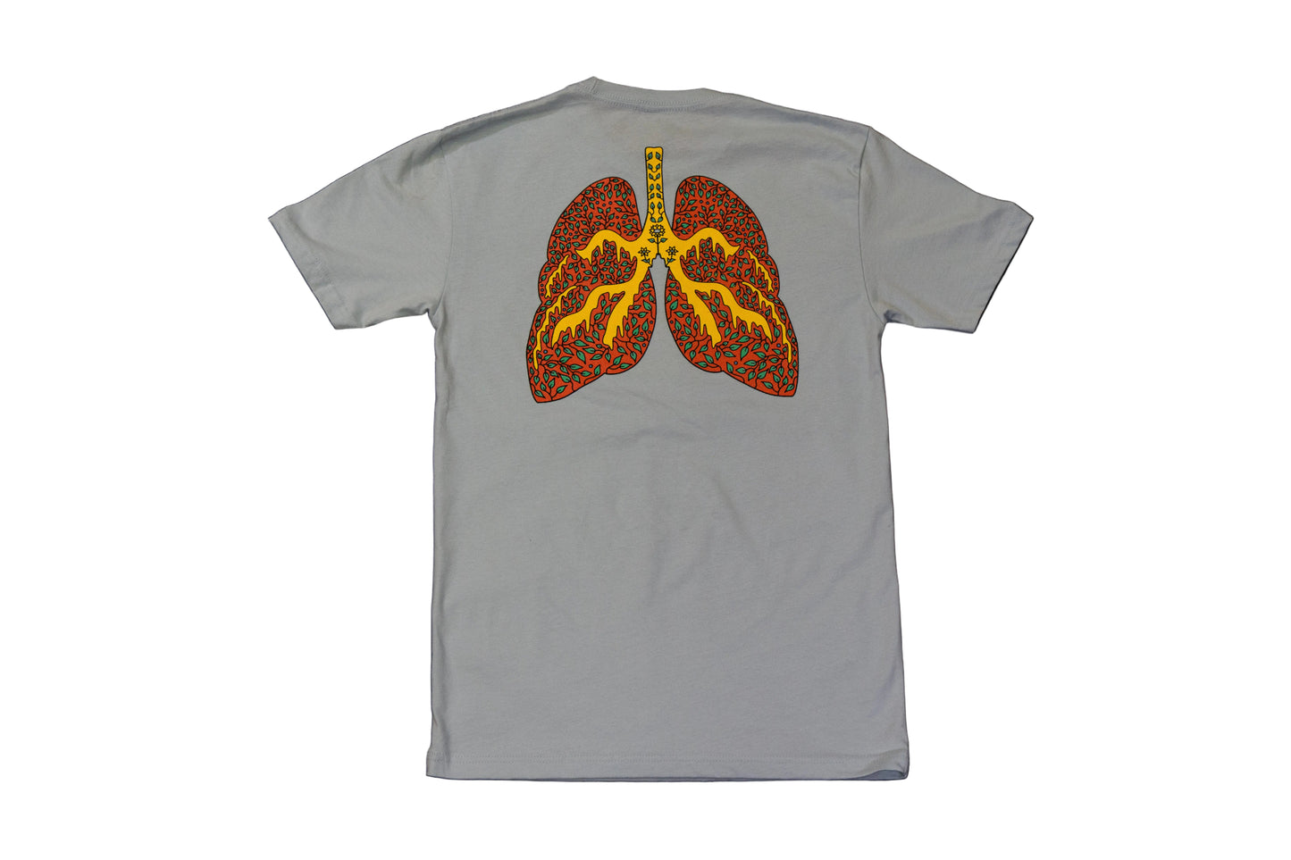 Gifted When Faded “Respire” sky blue unisex tee