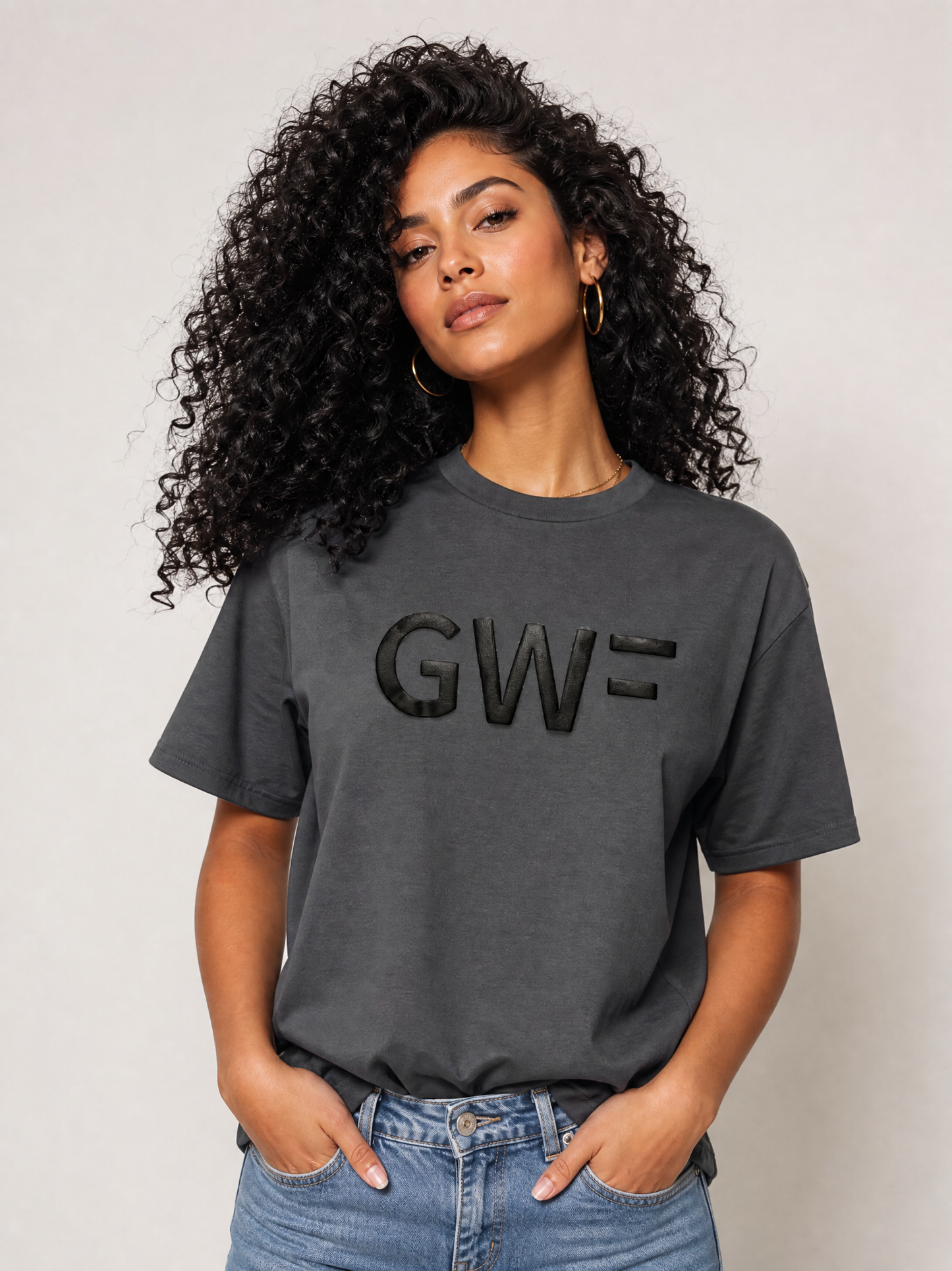 Gifted When Faded Metal Gray “GWF Print” Unisex Tee