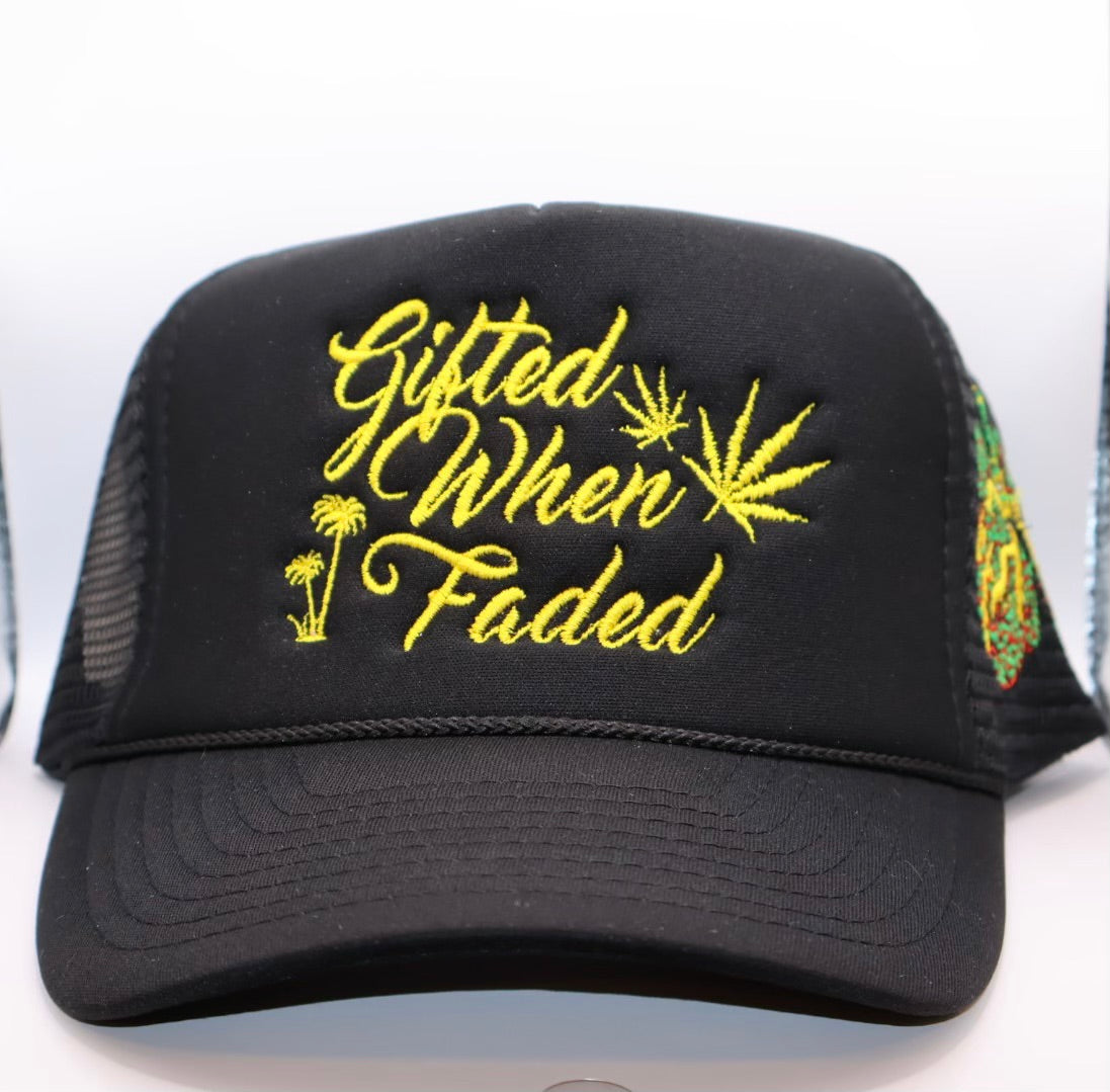 GWF Yellow "Respire" Trucker Hat